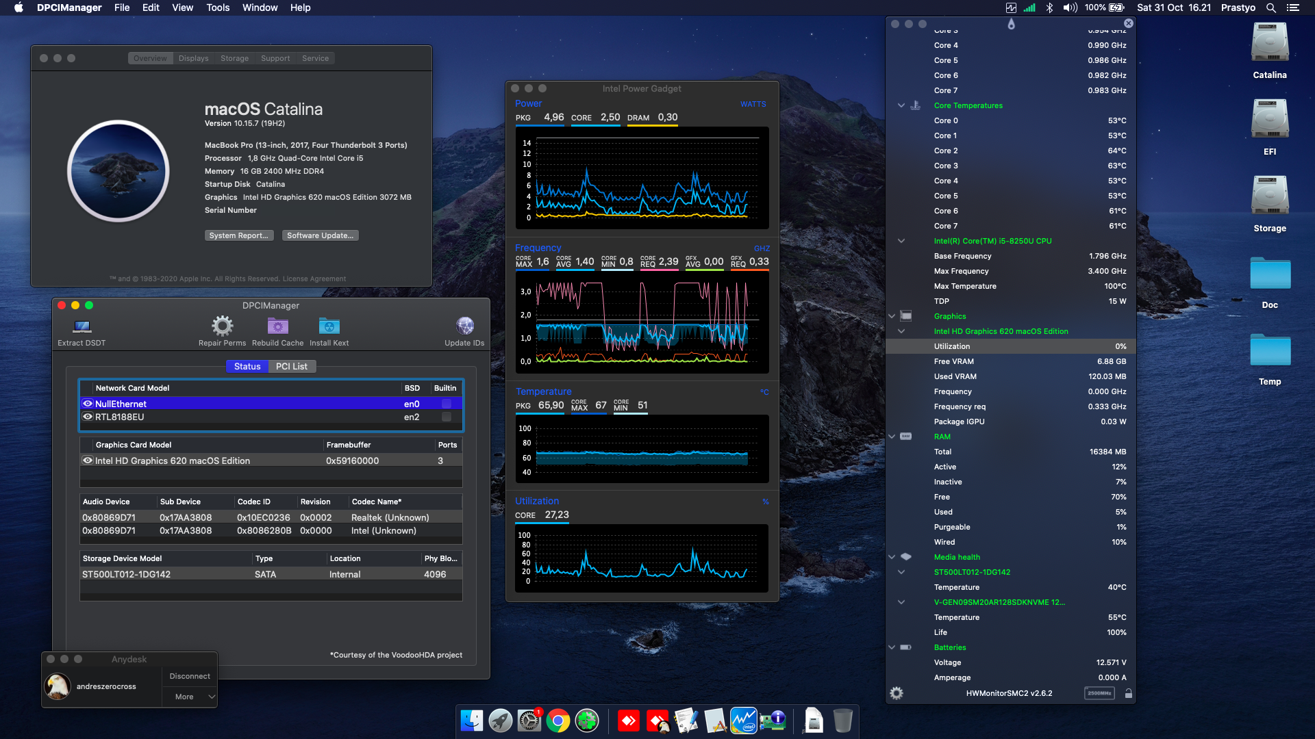 Lenovo Yoga 520 14IKB 4th [KabyLake R   Intel HD 620   I2C]   OpenCore 1